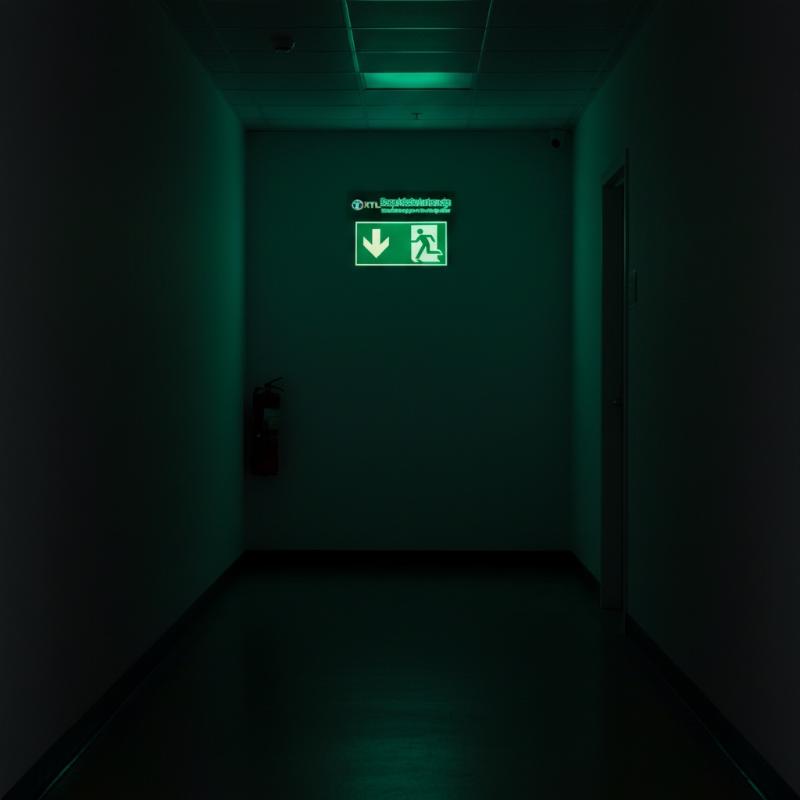 1 Sheet Glow-In-The-Dark Safet - Emergency Exit Sign 评论和价格