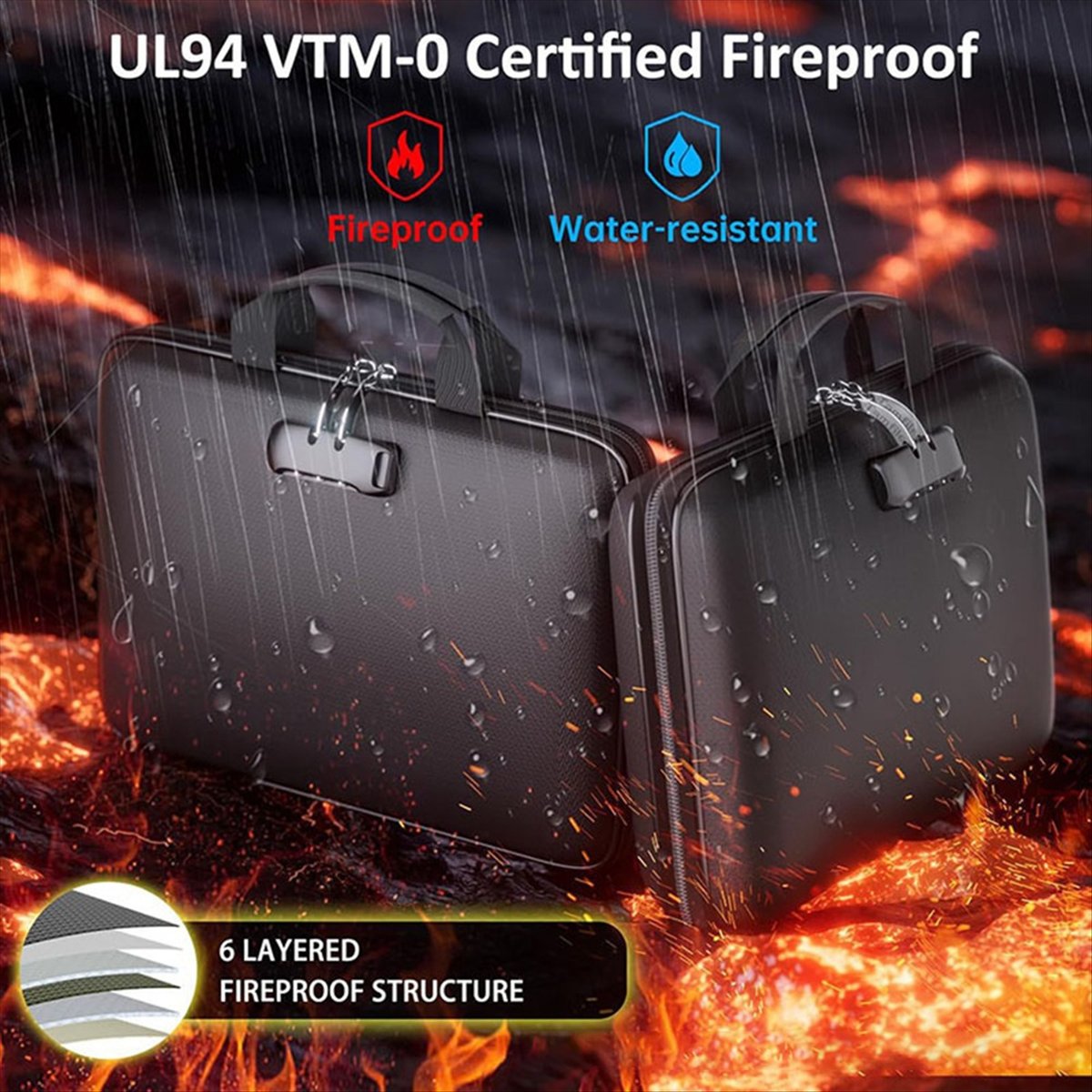 Fireproof Document Organizer B - Fire Safe Document 评论和价格